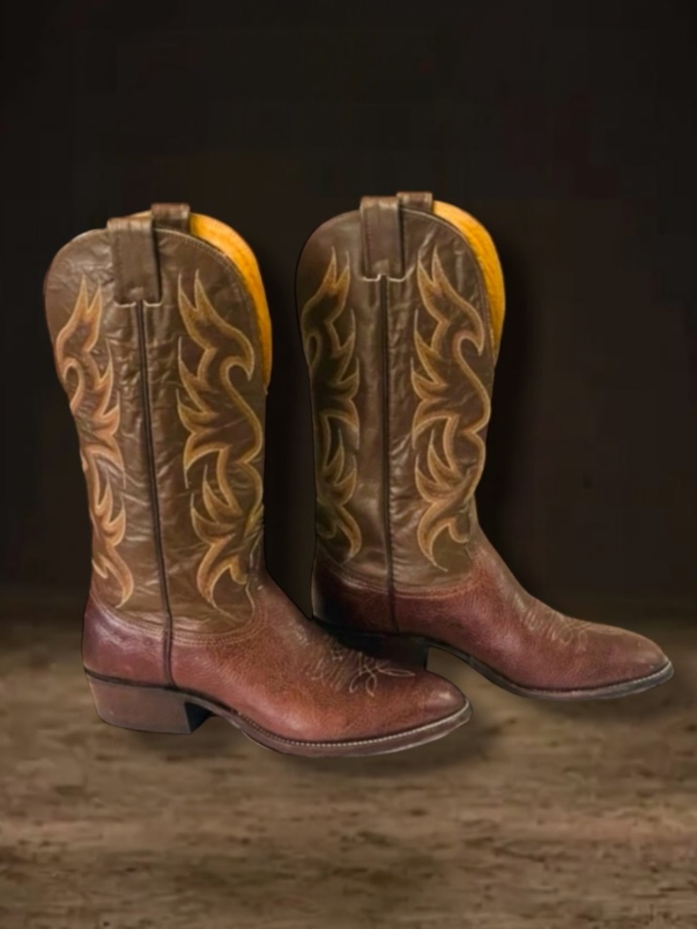 NOCONA Brown WESTERN BOOTS SIZE 075 D